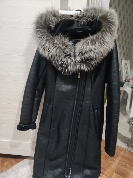 Кожанная дубленка