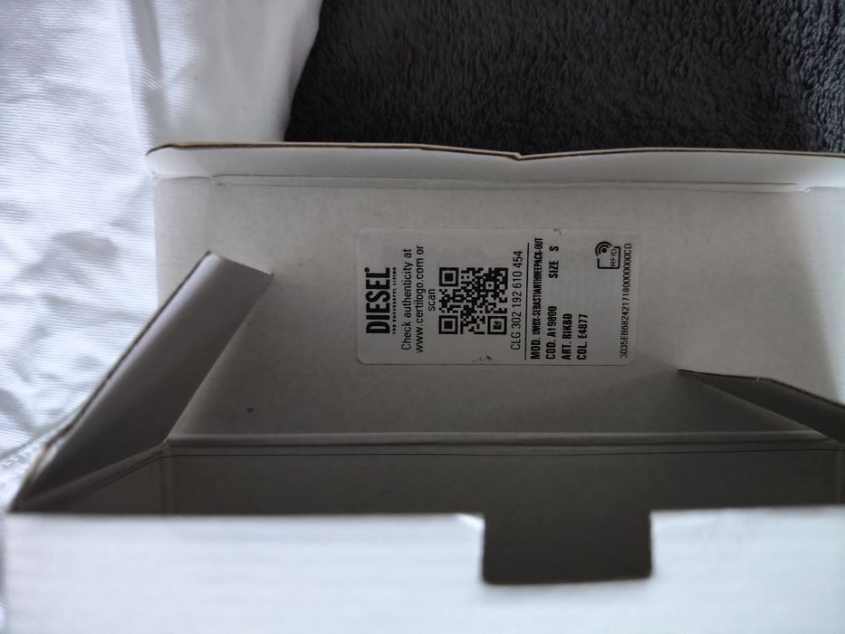 Diesel set 3 boxeri barbatesti alb-negru-negru  mărimea S noi originali