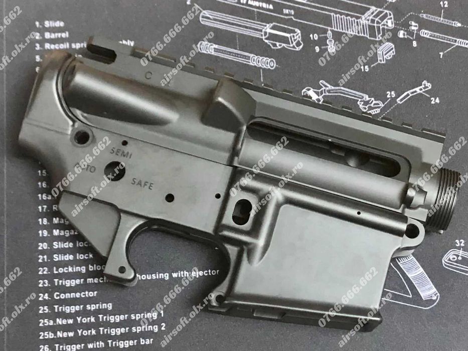 NOU! Pusca Airsoft Colt M4 - MODIFICATĂ - Electrica + Muniție INCLUSĂ!