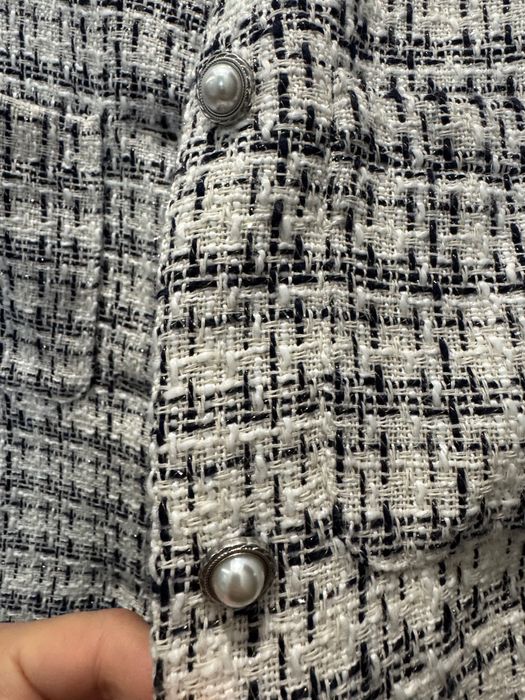 Сако Hm бяло и черно