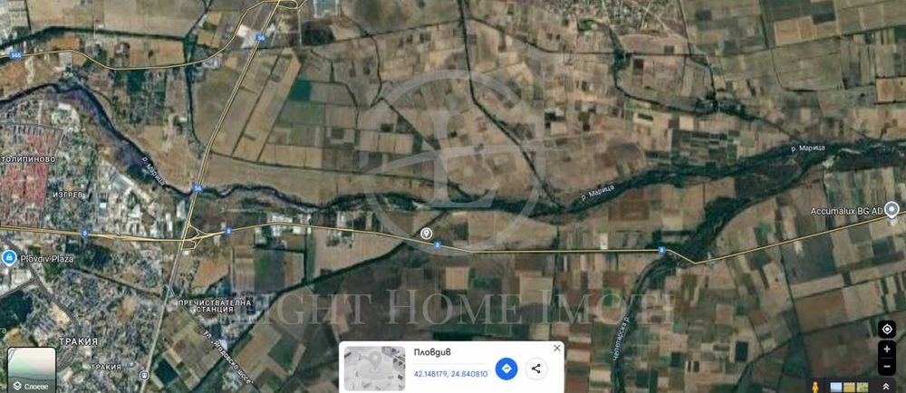 Реф. 2008 Парцел с лице на пътя Пловдив / Първомай