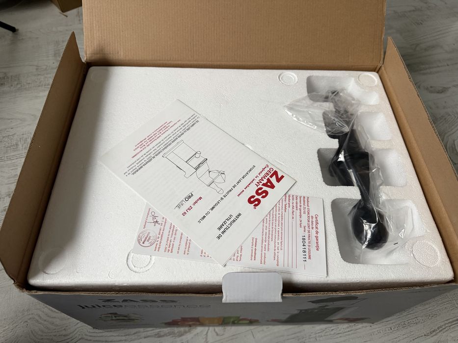 Storcator profesional fructe si legume Zass ZSJ 02