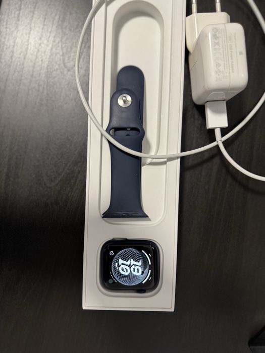 Ceas Apple Watch Series 6 44mm blue aluminium