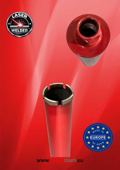 Ø52 Carota Diamantata ForceDiam Elite, Diametru 52mm,L 500mm, 1 1/4″