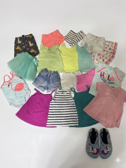 Большой пакет летней одежды на девочку 3-5 лет(George,H&M,Next)