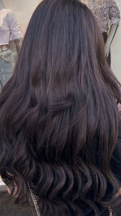 Естествена коса кестенява.