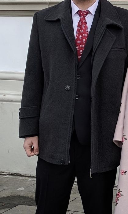 Palton cu lână, m. 54 + sacou catifea
XXL·Foarte bună