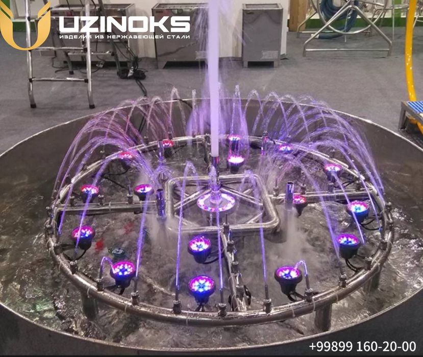 Фонтан нержавейка