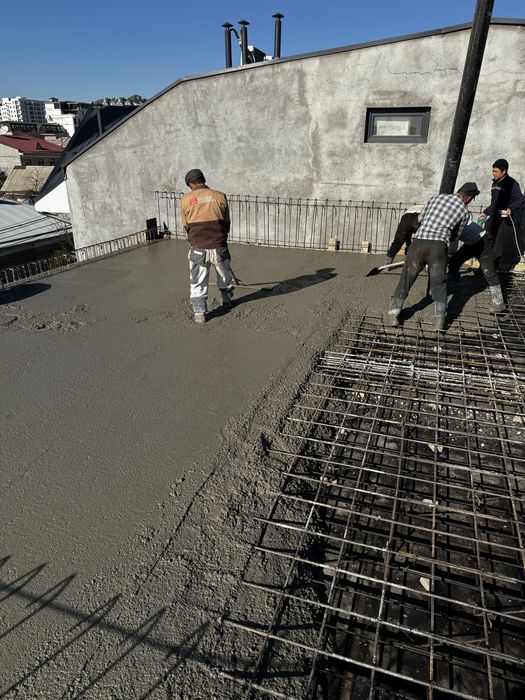 Бетон Монолит куямиз. Монолит учун, Опалубка ва стойка узимиздан.