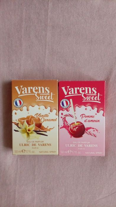 Set parfumuri Varens Sweet - Pomme d'Amour și Vanille Caramel