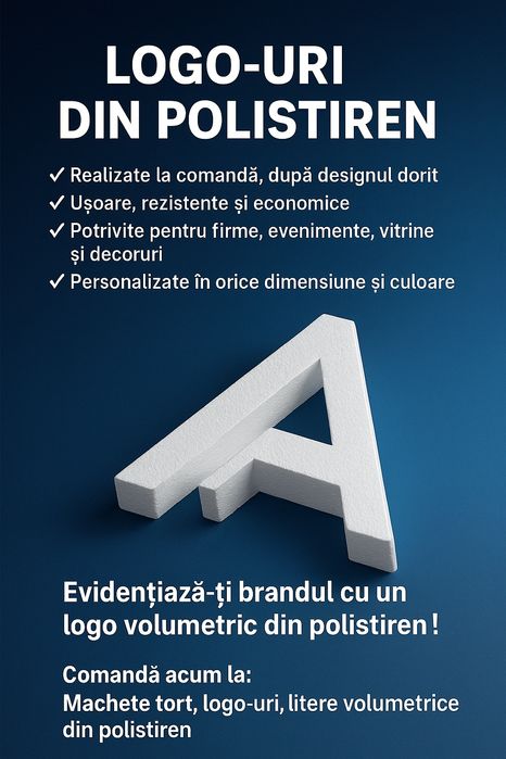 Reclame publicitare din polistiren