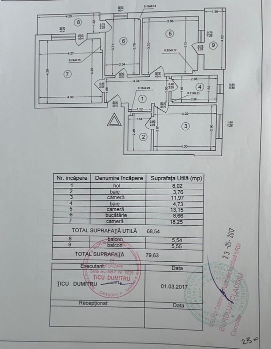 Fundeni - Str. Doinei, 3 camere - 80 mp, bloc 2016