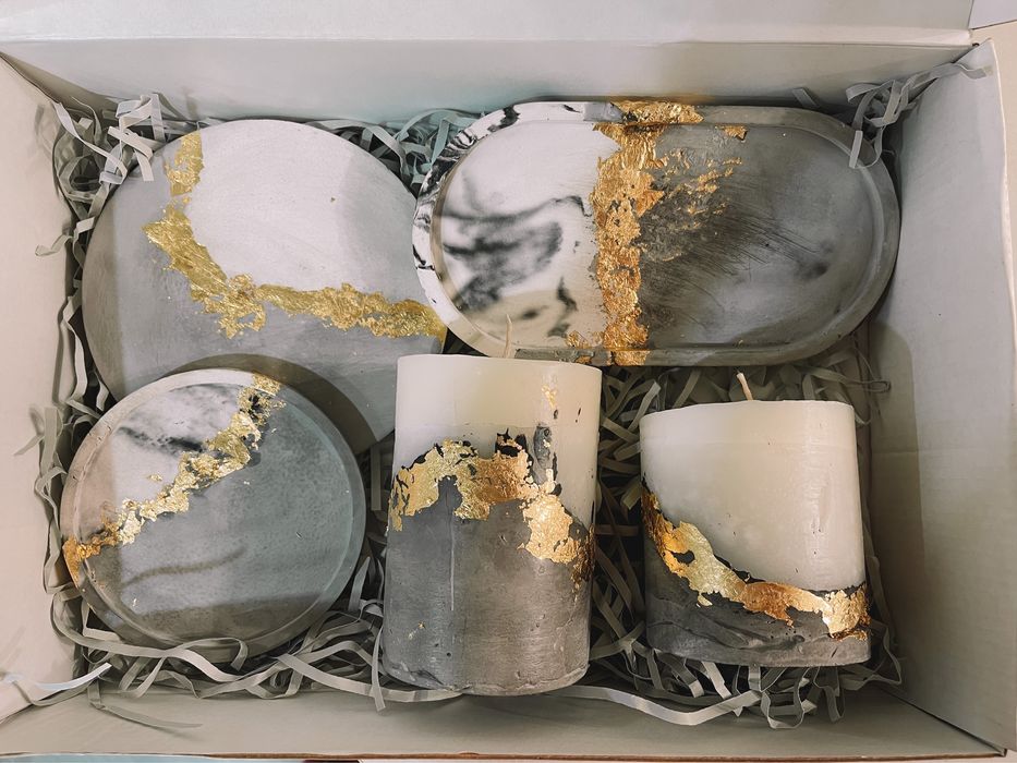 Свечи ручной работы, подарки, подставки