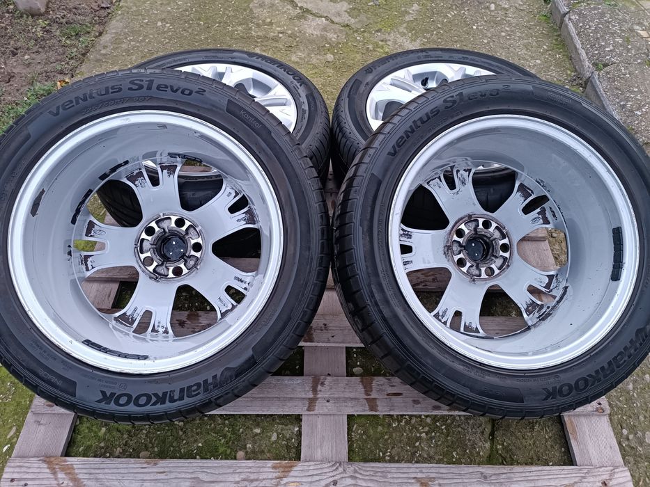 Лети джанти 17ки 5х108 Ford + летни гуми 225/50/17 Hankook