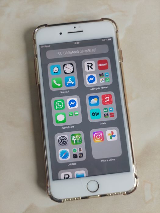 [7+] Vând Apple iPhone 7 Plus Gold de 128Gb + husă BONUS //poze reale