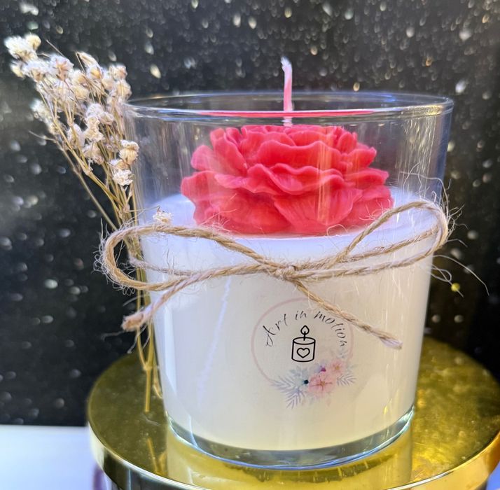 Натурална ароматна соева свещ