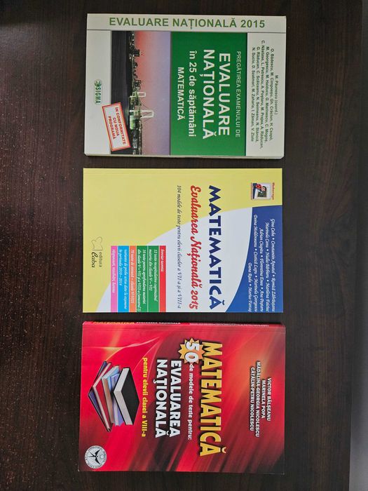 Cărți matematică pentru EVALUAREA NAȚIONALĂ