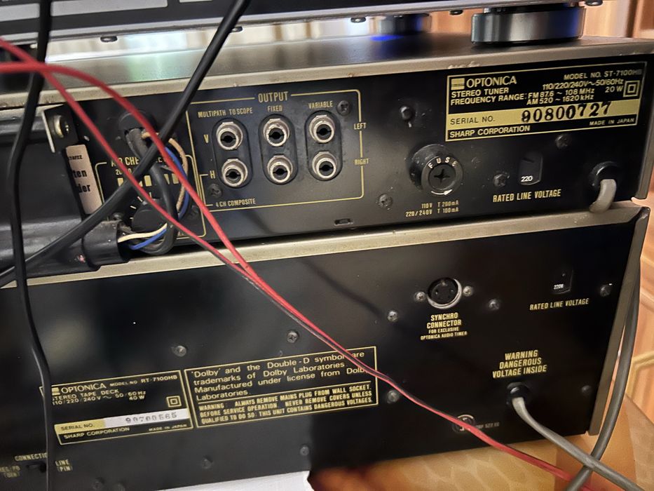 Vand Optonica ST-7100 + RT-7100 – Vintage Hi-Fi