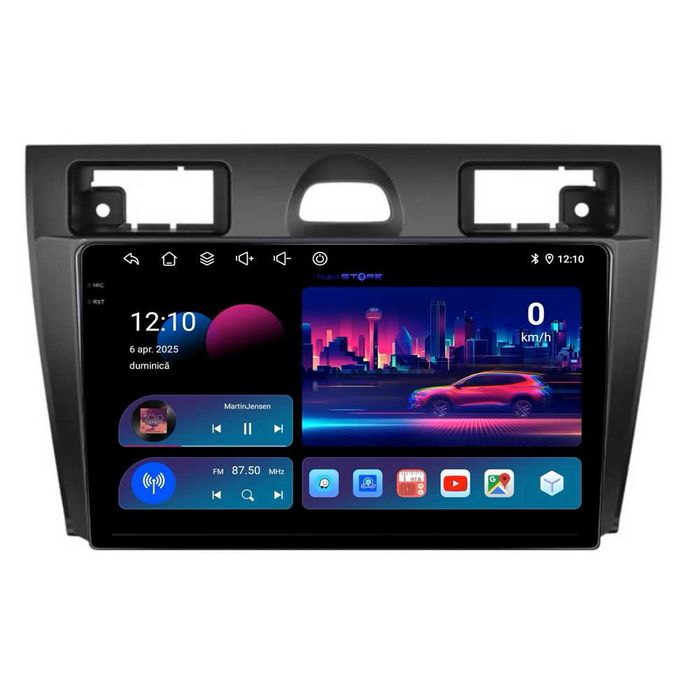 Navigatie Dedicata Ford Fiesta (2006-2011), 9Inch, Bluetooth, CarPlay