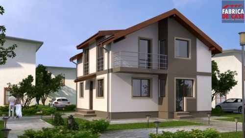 Vând case modulare pe structură metalică învelit cu panouri sandwich