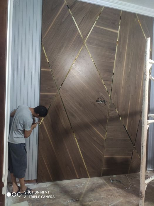 Декоративная стены.  Dekarativniy stena. Myahkiy devor. Decor.  Dekor