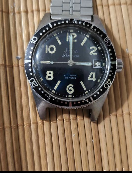 STOWA Seatime Automatic – 25 Rubis – Ceas de scufundare vintage origin