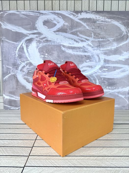 Louis Vuitton Trainers Skate Red