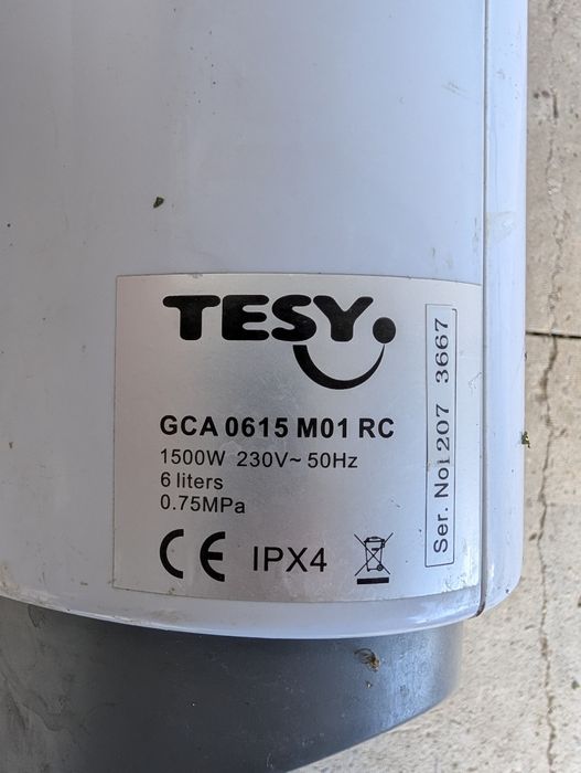 Boiler electric Tesy 6L
