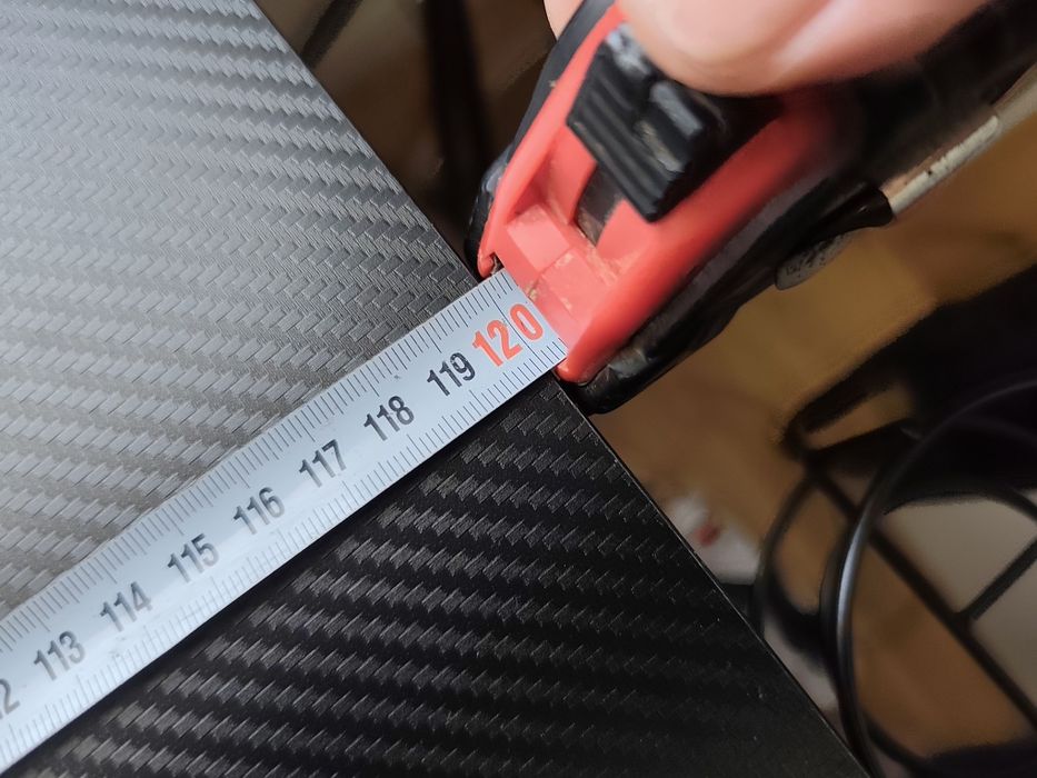 Birou gaming , lungime 120 x lățime 60 pe margini, cu 55 in centrul