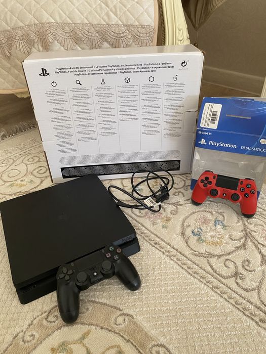 Ps4 slim 512гб в хорошем состоянии