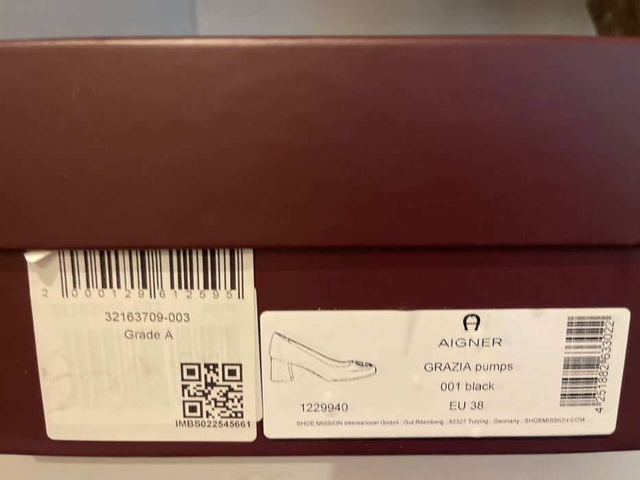 Aigner Кожени Обувки с Ток