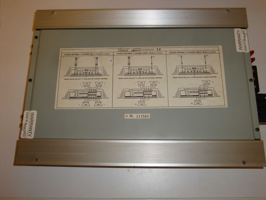 amplificator statie auto Magnat Gladiator 360W RMS 4 canale