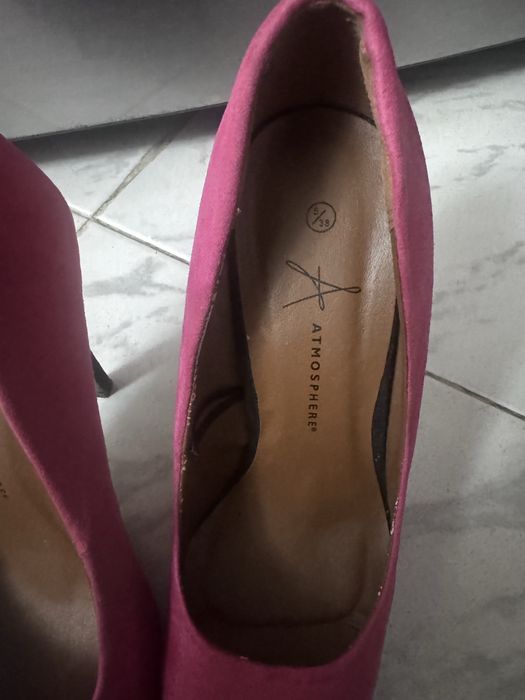 Розови обувки на ток Atmosphere и Zara