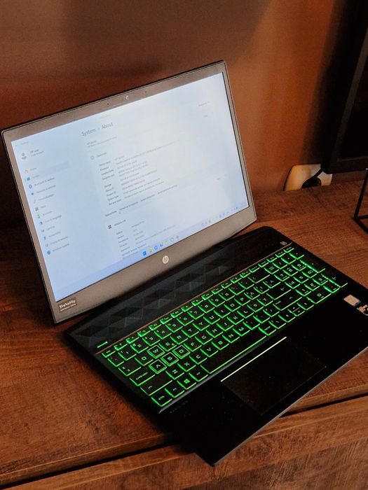 Laptop HP gaming,  video Nvidia