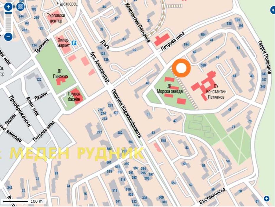 Дава се под наем Гараж / Паркомясто в Бургас, Меден рудник - зона Б - 24 кв.м за 102 € - Снимка #2