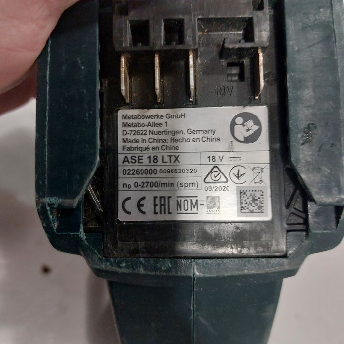 Мощен Акумулаторен саблен трион Метабо Metabo ASE 18 LTX + 4Ah