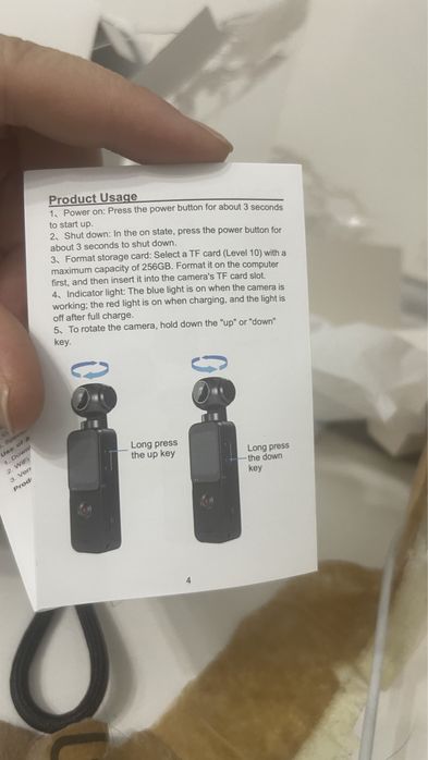 Экшн камера 360 5К для блога ,