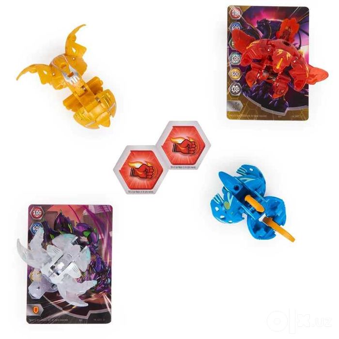 Bakugan Evolutions Platinum Боевой набор Бакуган 4 бойца + арена