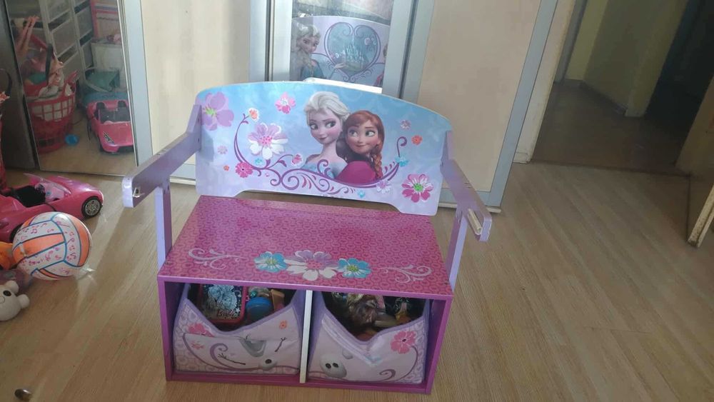 Детска  пейка - чин Ана и Елза от 2 до 5 години