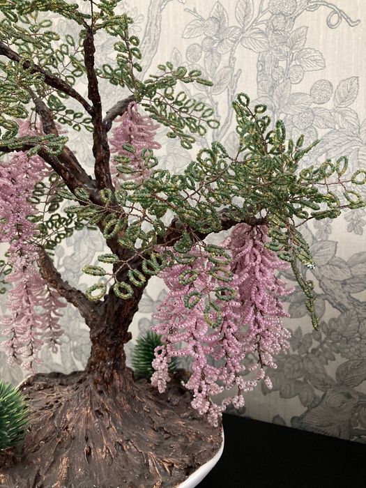 Глициния из бисера