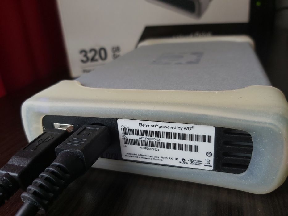Hard disk extern WD 320G