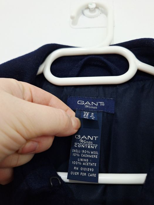 Palton GANT Woman Vintage Ivy Caban 90% lână 10% cașmir mărimea L