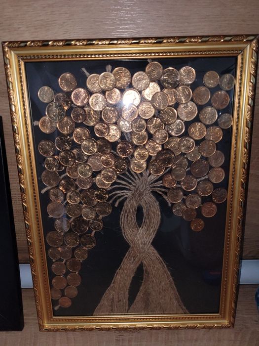 Сувенир - Пано декорация "Дървото на парите"