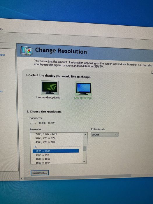 Monitor acer 23.8 100hz ips gaming monitor