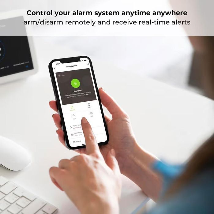 Sistem de alarma wifi cu cartela sim 4g si aplicatie ios android