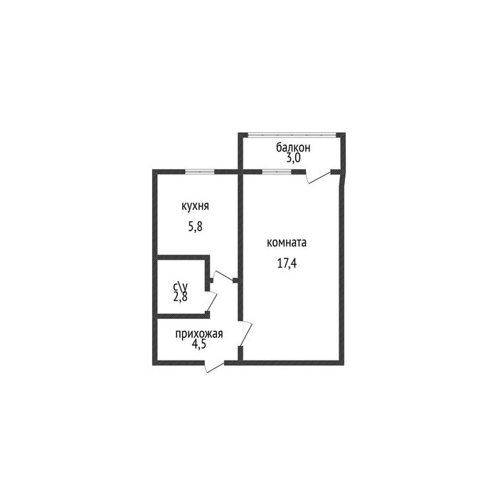 Продажа 1-комнатной квартиры