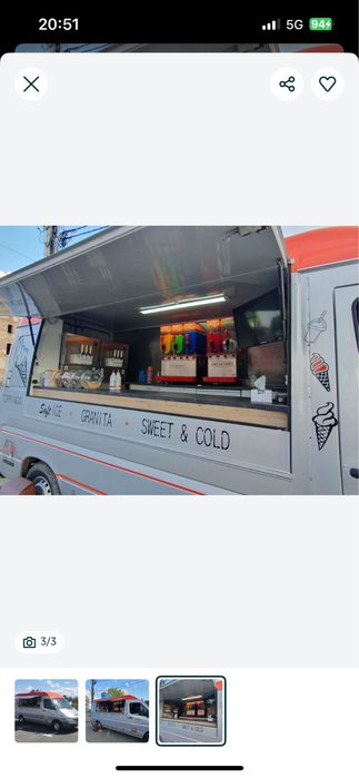 Food truck inghetata