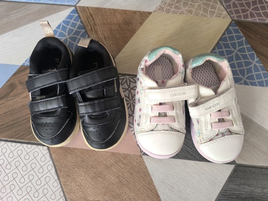 Детски маратонки Reebok и Geox + пантофи и джапанки