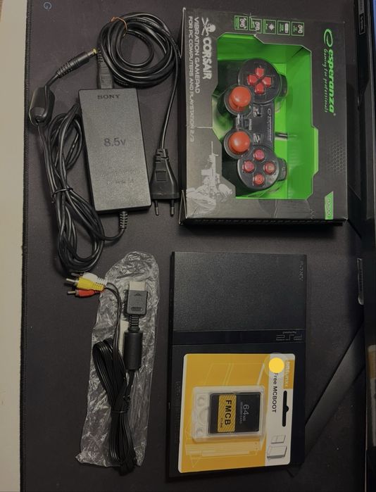 PS2 +controller si incarcator