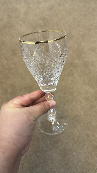 Фужеры из хрусталя 6 шт.